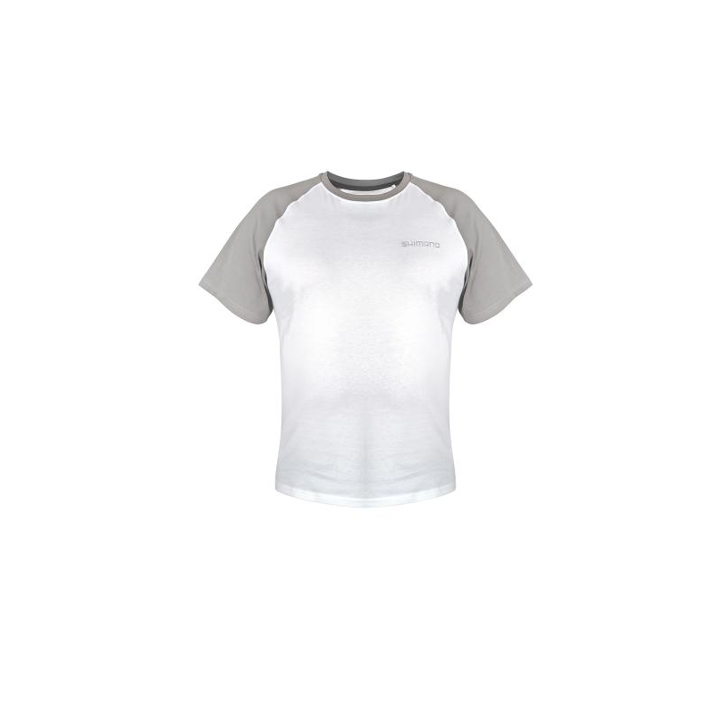 T-särk Shimano Sleeve T-Shirt White M valge