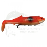 Norra silikoon Royber Hering M 22cm 250g Red Fish Helendav UV (370g)