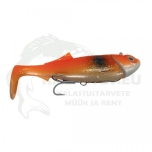 Norra silikoon Royber Hering M 24cm 360g Red Fish Helendav UV (470g)