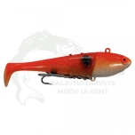 Norra silikoon Royber Sprotte M 22cm 360g Red Fish Helendav UV (435g)