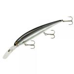 Vobler Bandit Walleye Deep 12cm/18g kuni 8.2m Chrome Black Back (uppuv)